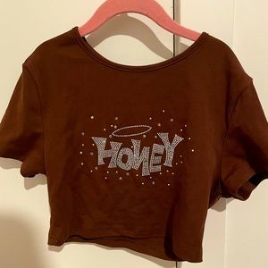 HONEY cropped t-shirt